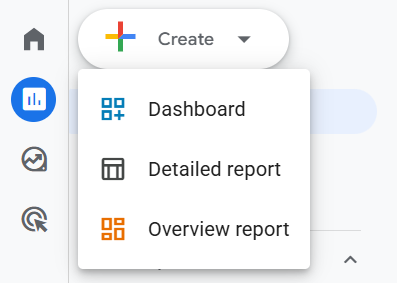 Create Dashboard in Google Analytics UI