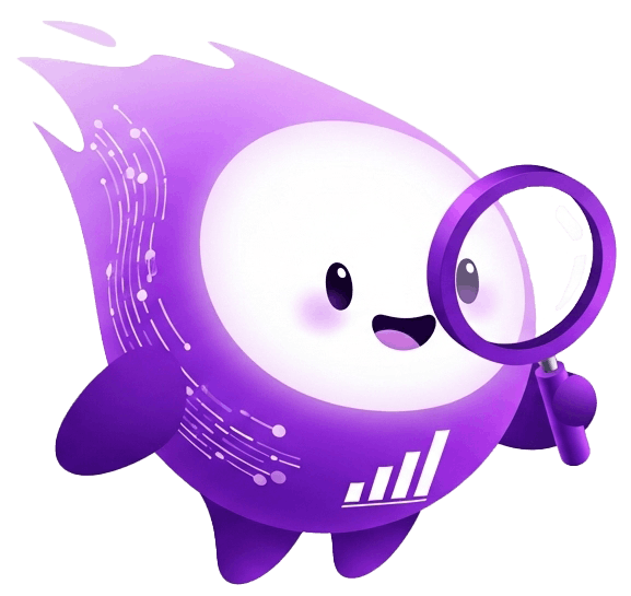 Spark, the GA4 Optimizer mascot