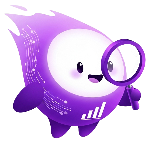 Spark, the GA4 Optimizer mascot